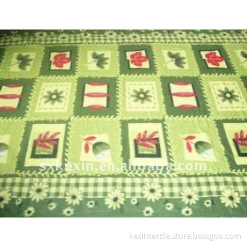 100% polyester ljusgrön polar fleece filt